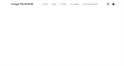 Desktop Screenshot of philosophia.dk